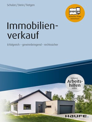 cover image of Immobilienverkauf--inkl. Arbeitshilfen online